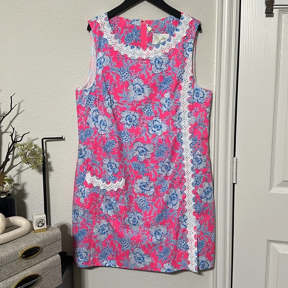 NWT Lilly Pulitzer Ginge Floral Shift Romper - Picture 12 of 16